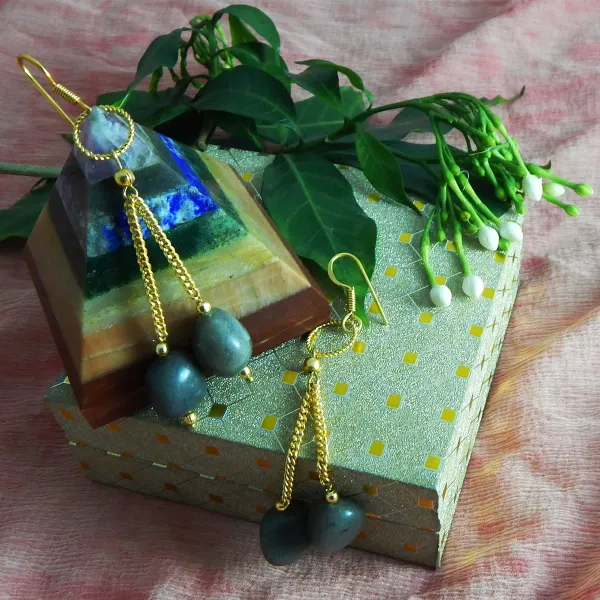 Gray_Gemstone_Sodalite_Tumble_Earrings_For_Women