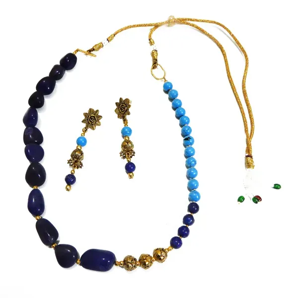 Multicolor_Gemstone_Tumble_Beads_Necklace_For_Women