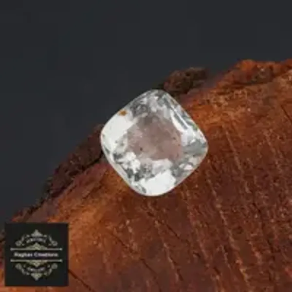 White_Topaz_Natural_Gem_Stone_For_Unisex