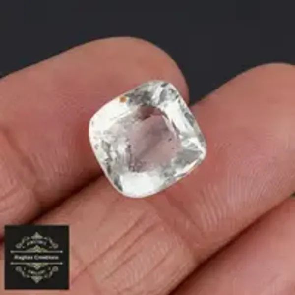 White_Topaz_Natural_Gem_Stone_For_Unisex