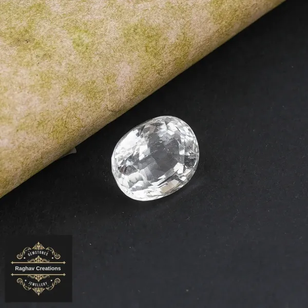White_Topaz_Natural_Gem_Stone_For_Unisex