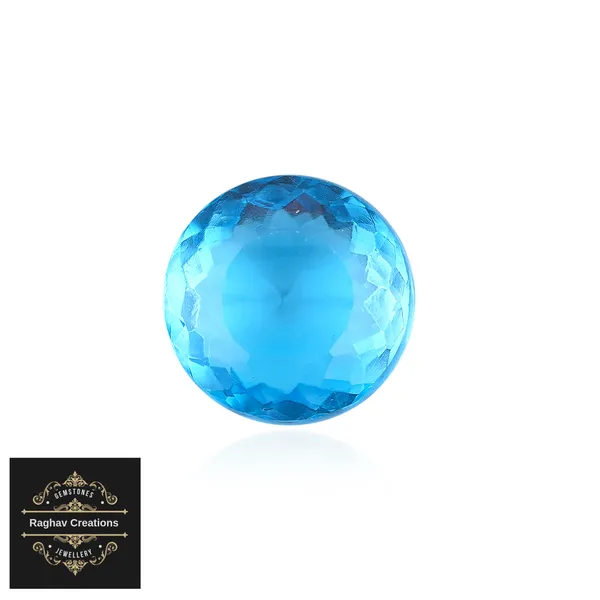 Blue_Topaz_11.47_Carat_Dimension_13.34*13.38*7.42_MM_certificate_number:-208292