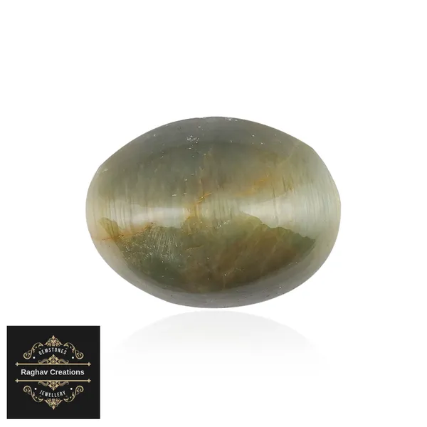 Cat's_eye_Gemstone_weight_-_6.91_Carat_Certificate_Number:-208509
