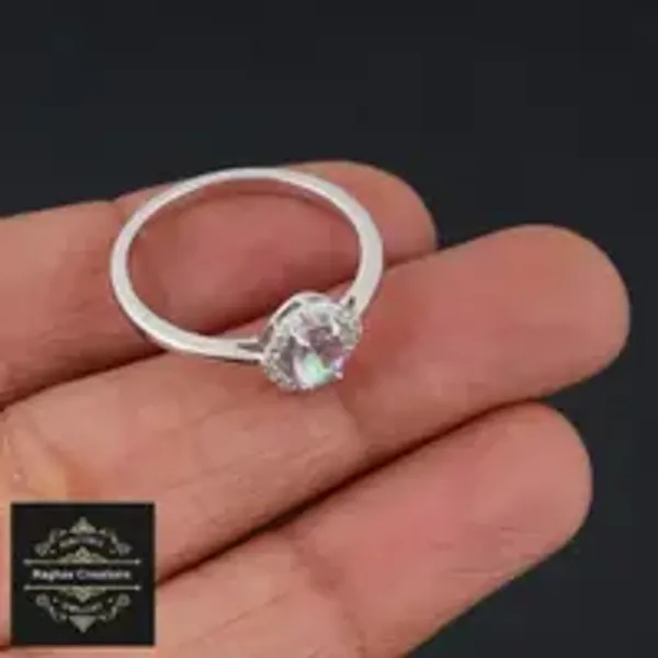 Mystic_Topaz_Natural_Gem_Stone_Silver__(_Pendent_Ring_Tops_)_For_Women
