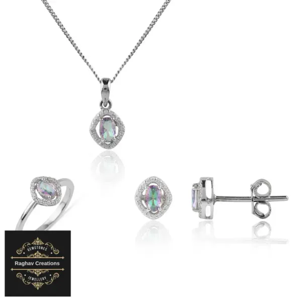 Mystic_Topaz_Natural_Gem_Stone_Silver__(_Pendent_Ring_Tops_)_For_Women