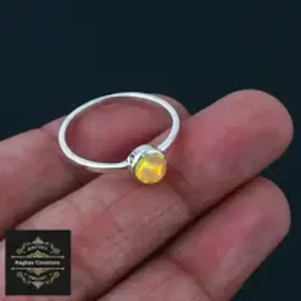 Natural_Opal_Gem_Stone_Silver_Ring_For_Unisex