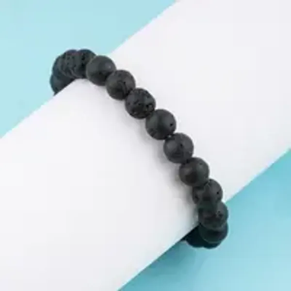 Natural_Lava_Gem_Stone_Bracelet_For_Unisex
