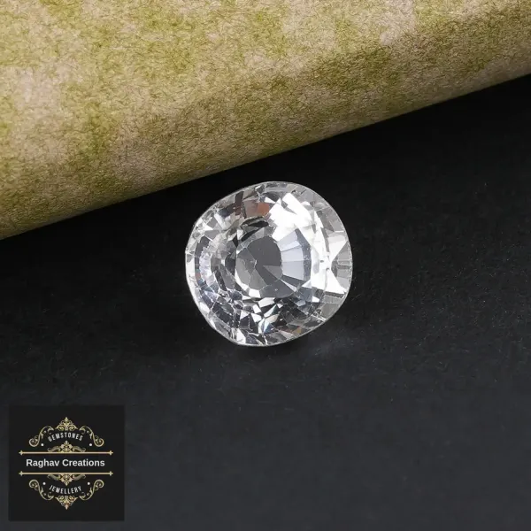 White_Topaz_Natural_Gem_Stone_For_Unisex