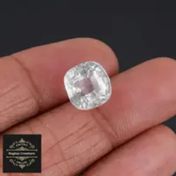 White_Topaz_Natural_Gem_Stone_For_Unisex