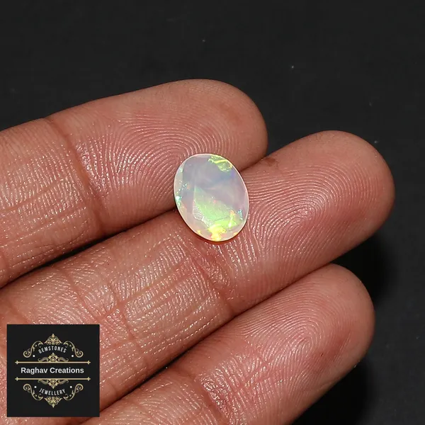 IIthopian_Fire_Opal_2.00_carat_Dimensions_8.40*11.20*4.69._certificate_Number:-_208496