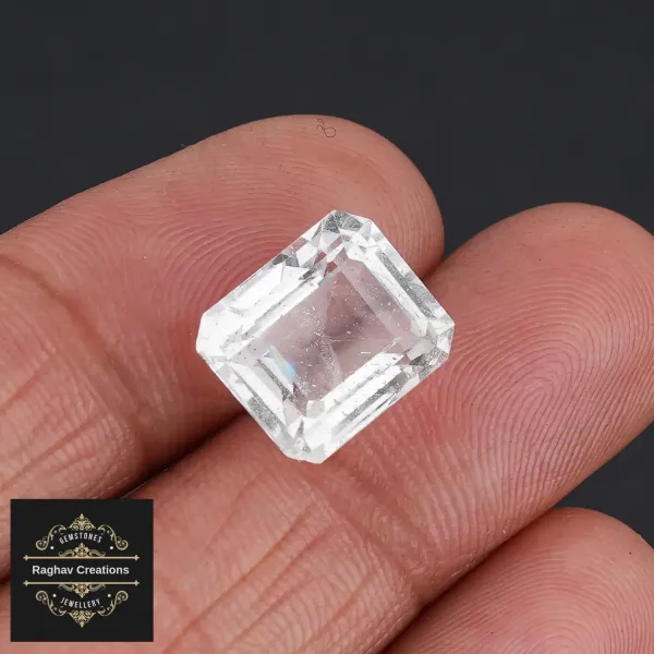 White_Topaz_Natural_Gem_Stone_For_Unisex