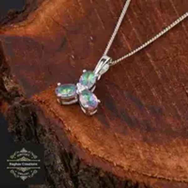 Mystic_Topaz_Natural_Gem_Stone_Silver__Pendent_For_Women