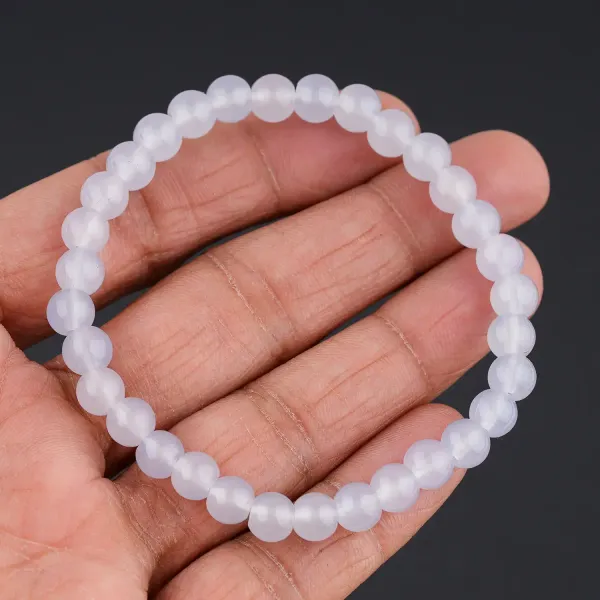 Natural_Blue_Chalcedony_Gem_Stone_Bracelet_For_Unisex