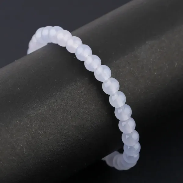 Natural_Blue_Chalcedony_Gem_Stone_Bracelet_For_Unisex