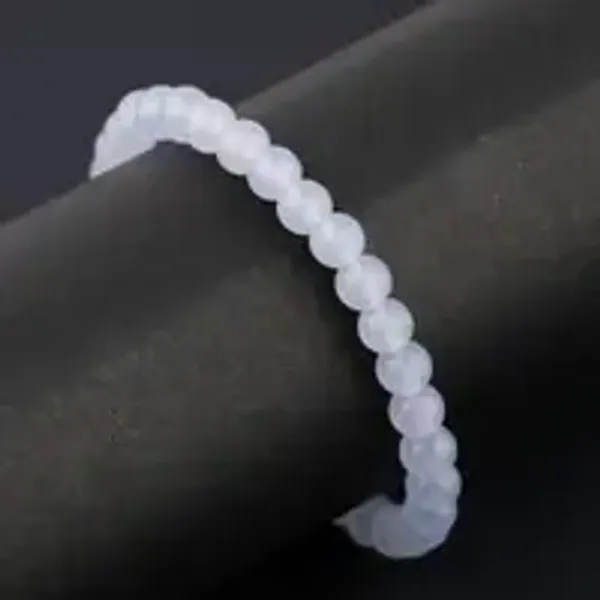 Natural_Blue_Chalcedony_Gem_Stone_Bracelet_For_Unisex