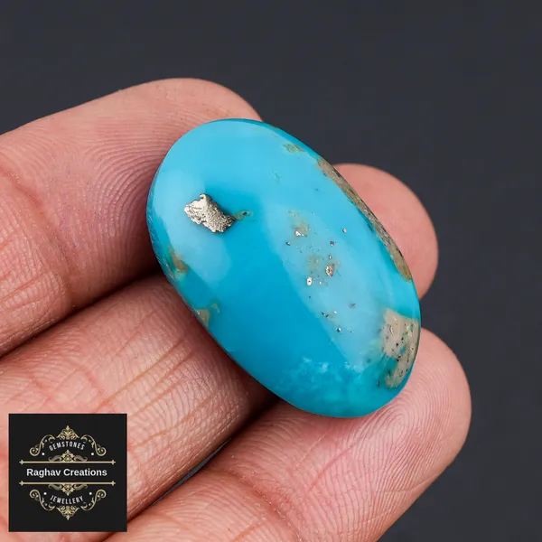 Turquoise_Weight_-30.39_Carat_17.22*26.01*9.38_mm_certificate_number:-_208264