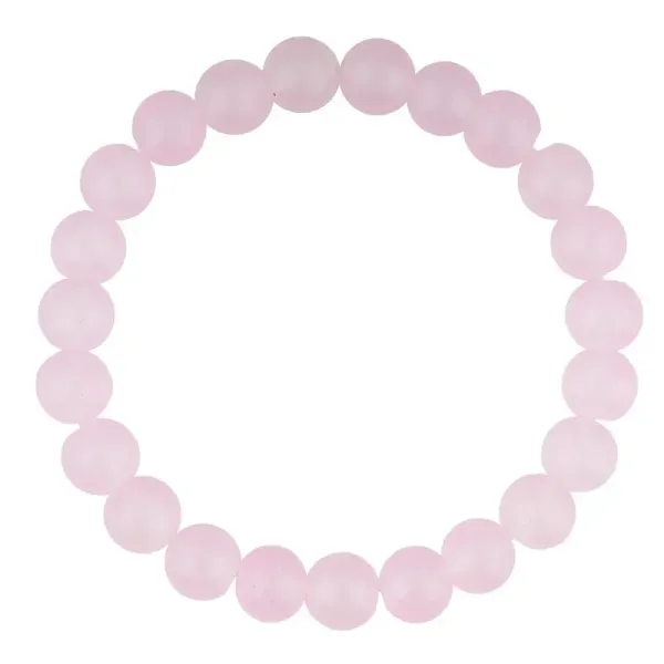 Natural_Rose_Quartz_Gem_Stone_Bracelet_For_Unisex