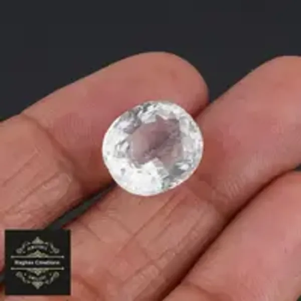 White_Topaz_Natural_Gem_Stone_For_Unisex