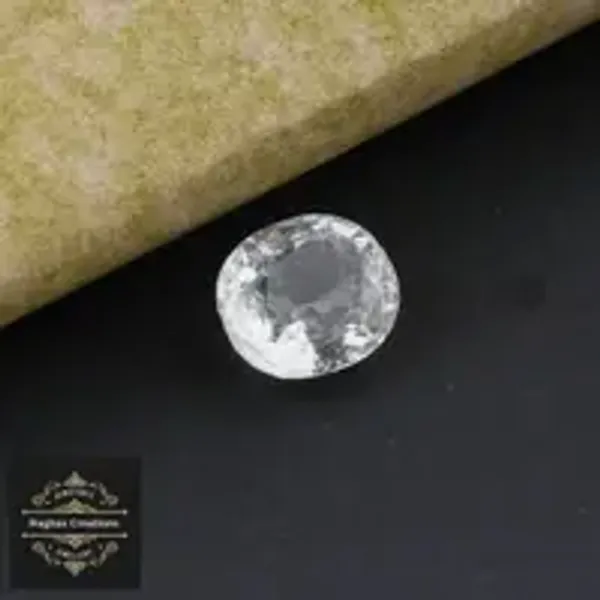 White_Topaz_Natural_Gem_Stone_For_Unisex