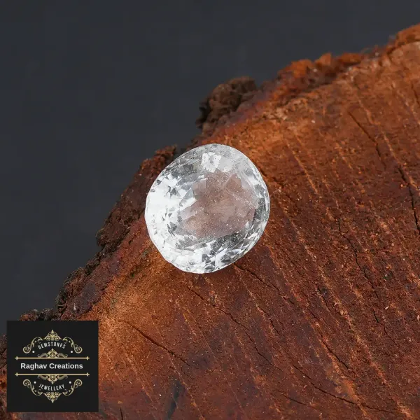White_Topaz_Natural_Gem_Stone_For_Unisex