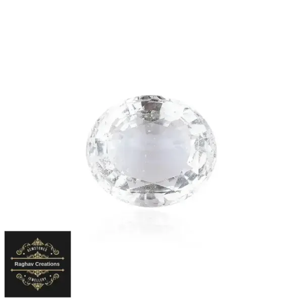 White_Topaz_Natural_Gem_Stone_For_Unisex