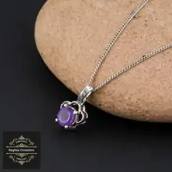 Amethyst_Natural_Gem_Stone_Pendent_For_Women