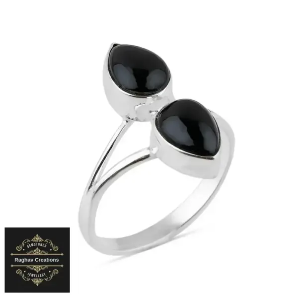 Black_Onyx_Natural_Gem_Stone_Silver__Ring_For_Unisex