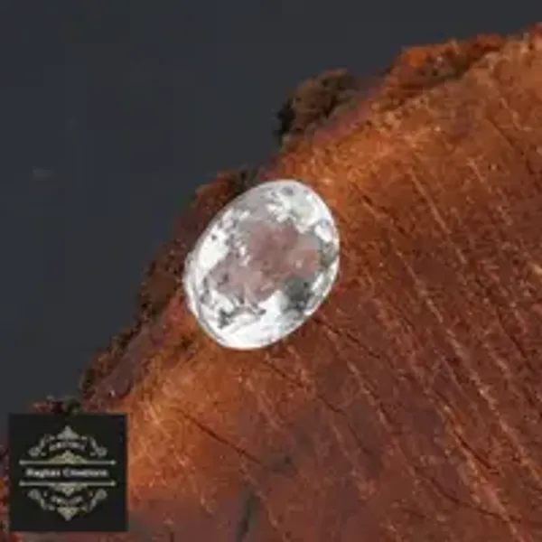 White_Topaz_Natural_Gem_Stone_For_Unisex