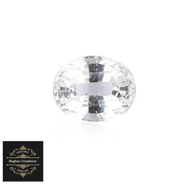 White_Topaz_Natural_Gem_Stone_For_Unisex