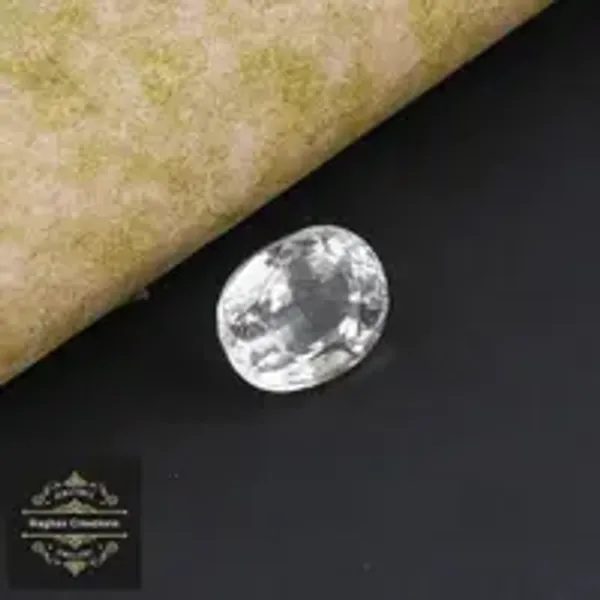 White_Topaz_Natural_Gem_Stone_For_Unisex