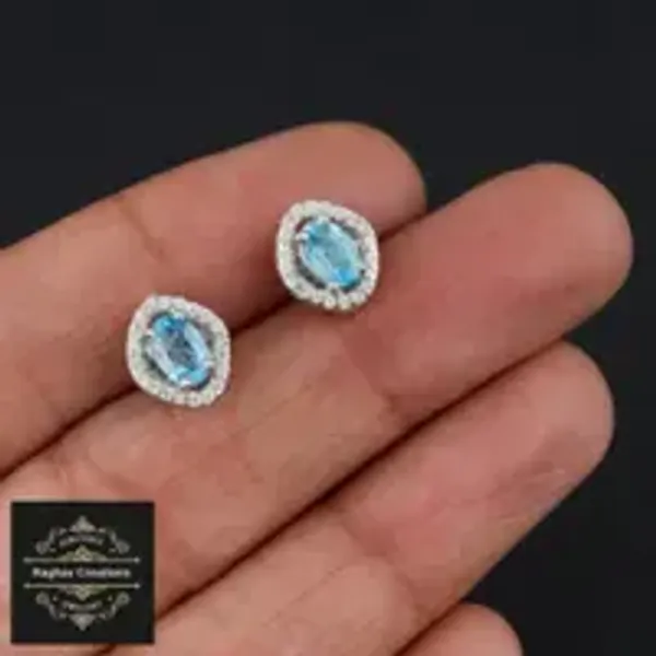 Blue_Topaz_Natural_Gem_Stone_Silver__Cluster_Set_(_Ring,_Earring,Pendent)_For_Women