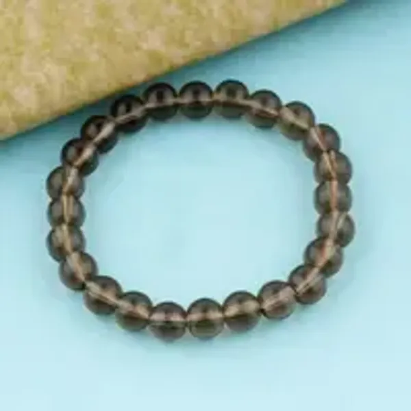 Natural_Smokey_Quartz_Gem_Stone_Bracelet_For_Unisex