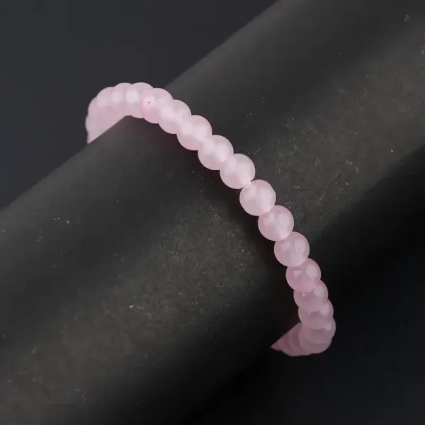 Natural_Rose_Quartz_Gem_Stone_Bracelet_For_Unisex