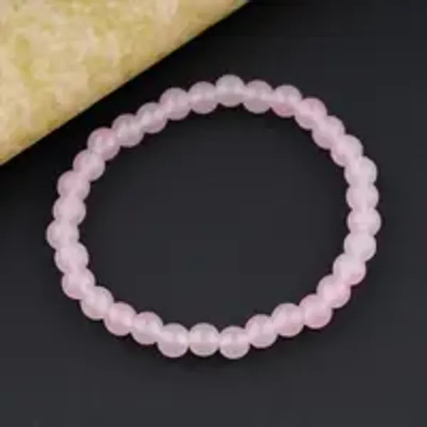 Natural_Rose_Quartz_Gem_Stone_Bracelet_For_Unisex