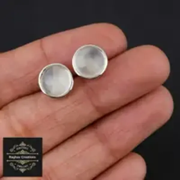 Moon_Stone_Natural_Gem_Stone_Silver__(_Pendent_Ring_Tops_)_For_Women
