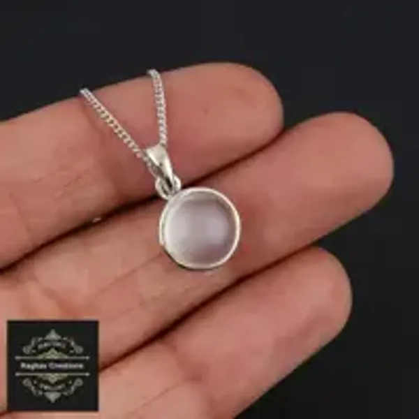 Moon_Stone_Natural_Gem_Stone_Silver__(_Pendent_Ring_Tops_)_For_Women