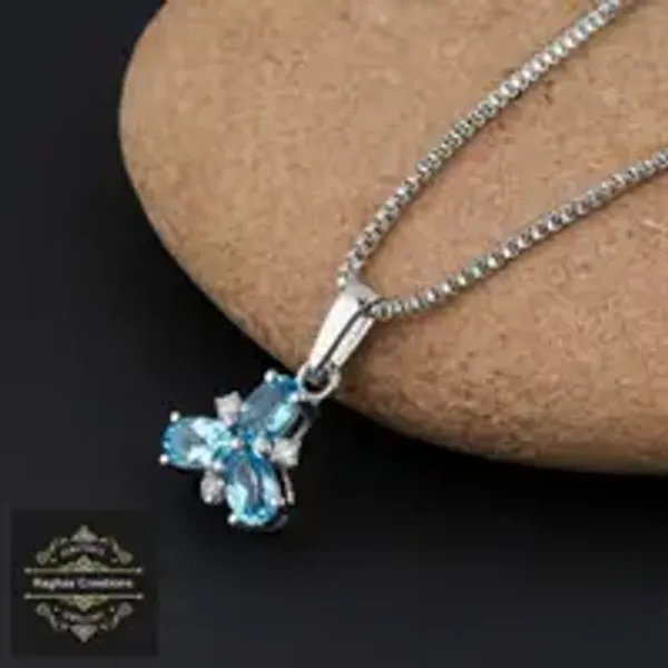 Blue_Topaz_Silver_Natural_Gem_Stone_Pendent_For_Women