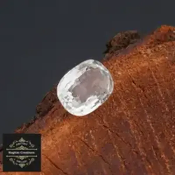 White_Topaz_Natural_Gem_Stone_For_Unisex