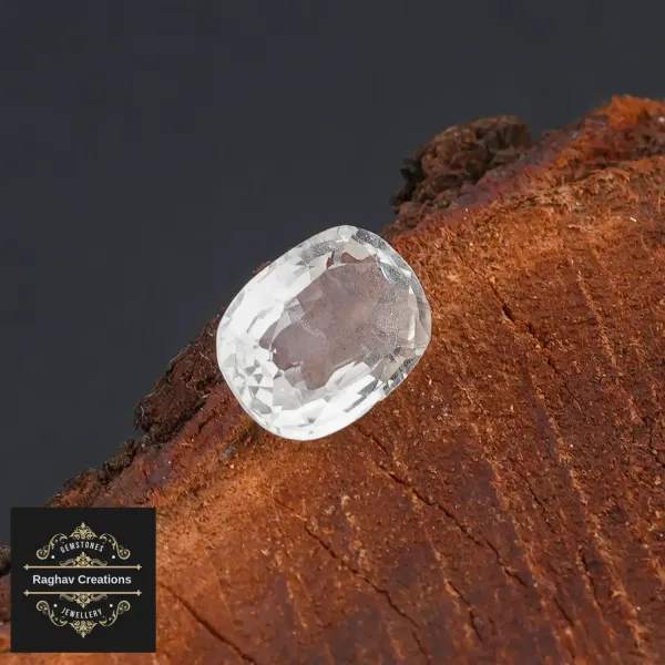 White_Topaz_Natural_Gem_Stone_For_Unisex
