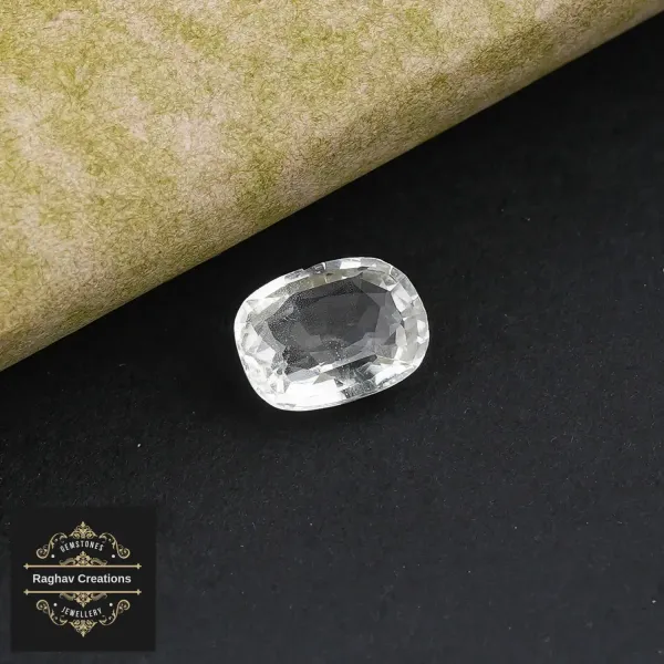 White_Topaz_Natural_Gem_Stone_For_Unisex