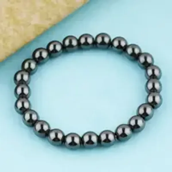 Natural_Black_Pyrite_Gem_Stone_Bracelet_For_Unisex