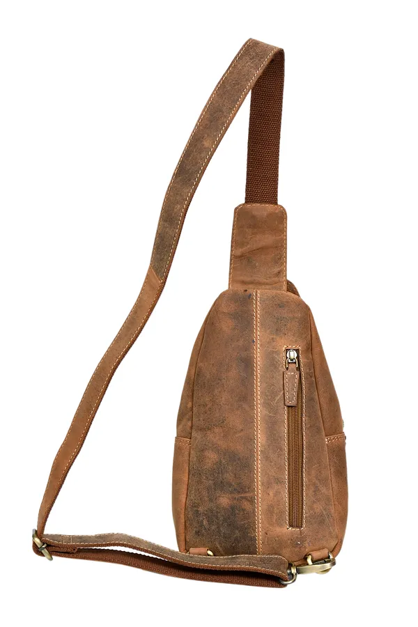 Brown_Leather-Style_Sling_Chest_Bag_For_Men