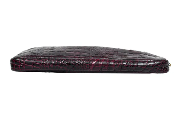 Burgundy_Crocodile_Texture_Leather_Briefcase