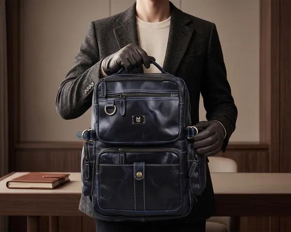 Black_Structured_Multi-Compartment_Backpack_For_Men