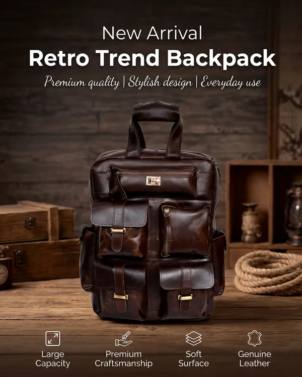 Brown_Leather_Multi-Pocket_Backpack