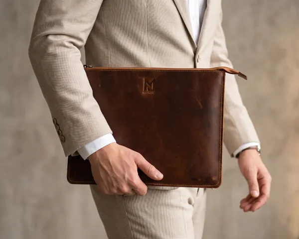 Brown_Zippered_Document_Sleeve