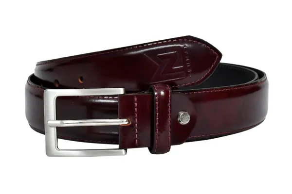Burgundy_Leather_Adjustable_Belt_For_Men