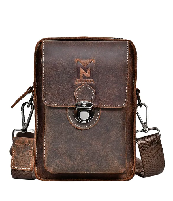 Brown_Leather_Multi-Compartment_Sling_Bag_For_Men