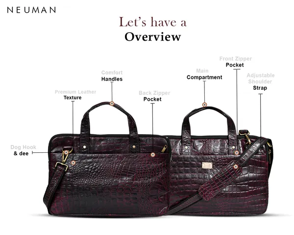 Burgundy_Crocodile_Texture_Leather_Briefcase