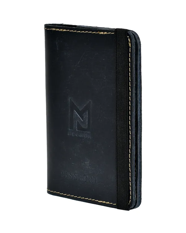 Black_Leather_Passport_Cover_With_Elastic_Band
